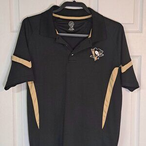 Pittsburgh Penguins Men's Black Polo Shirt